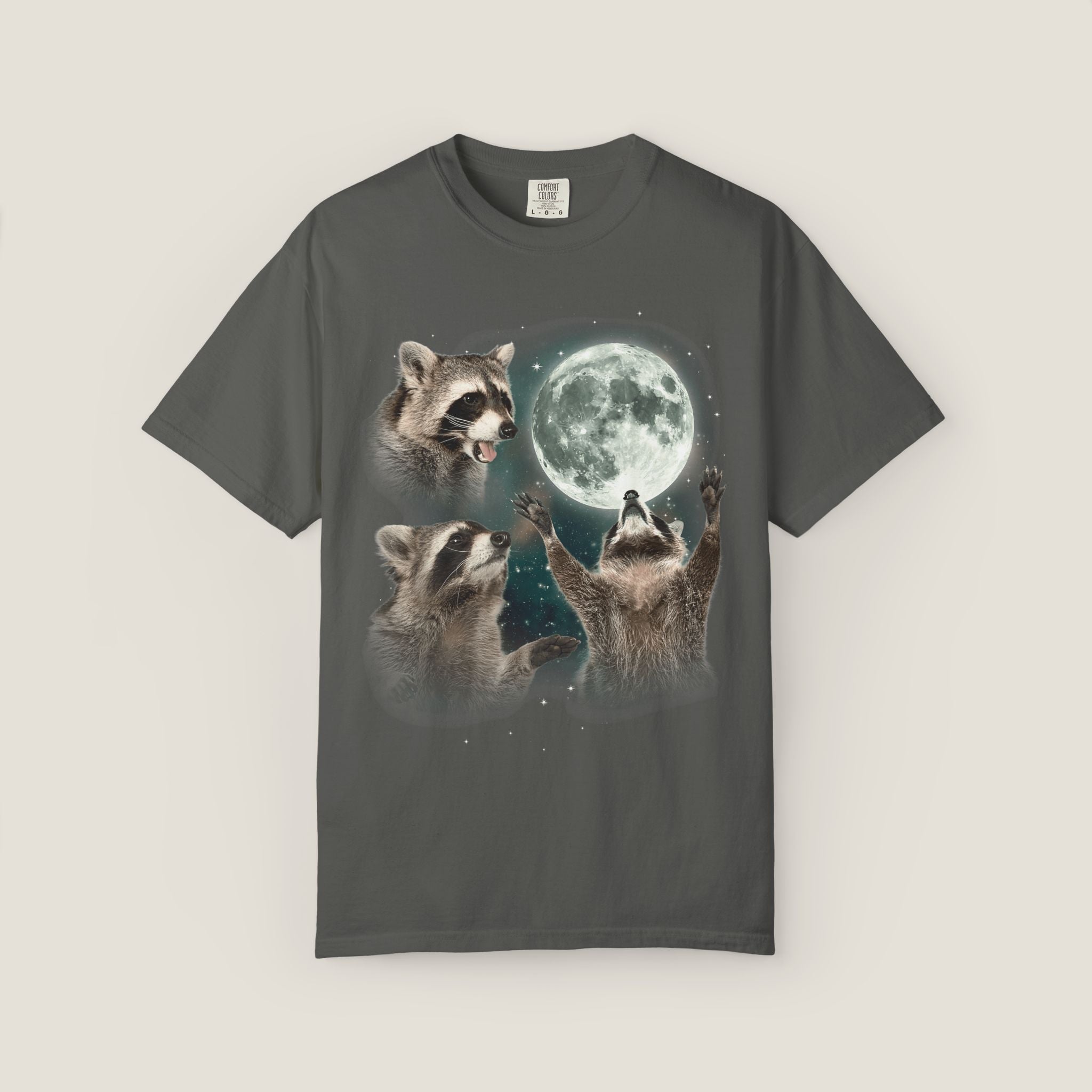 Raccoons Howling At Moon Shirt
