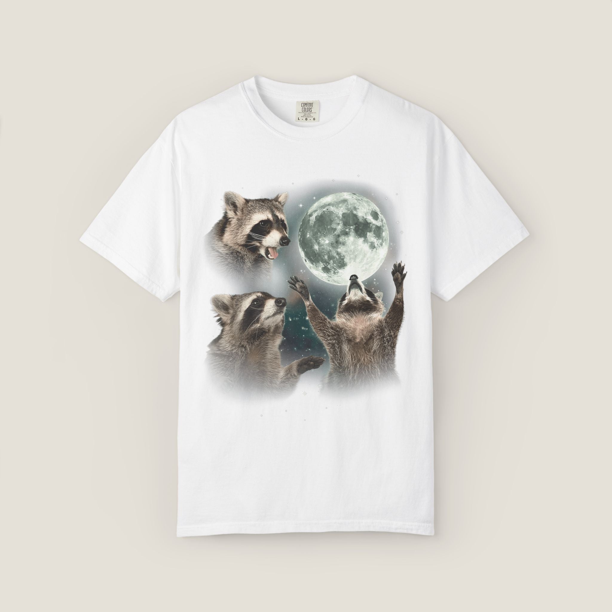Raccoons Howling At Moon Shirt