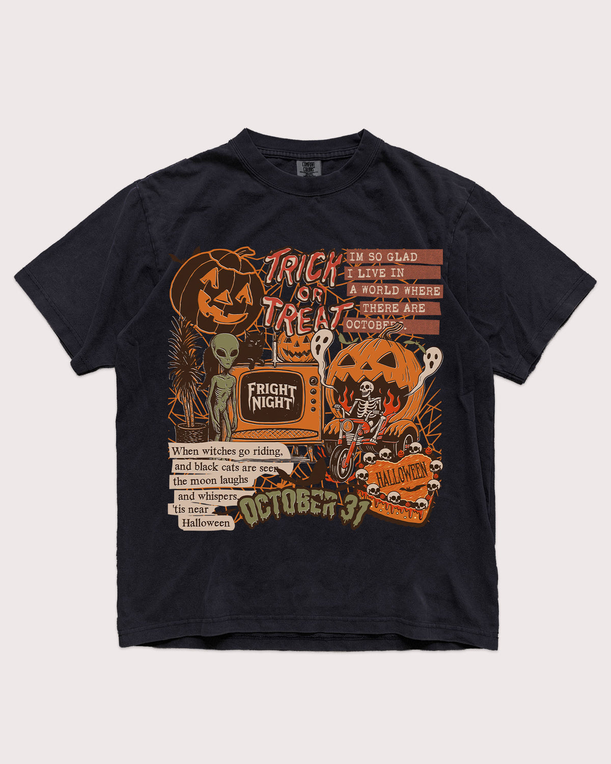 Trick Or Treat Halloween Collage Shirt