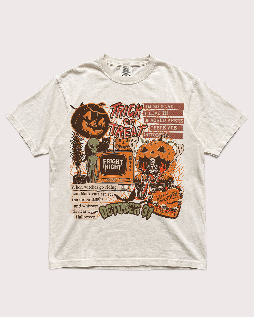 Trick Or Treat Halloween Collage Shirt