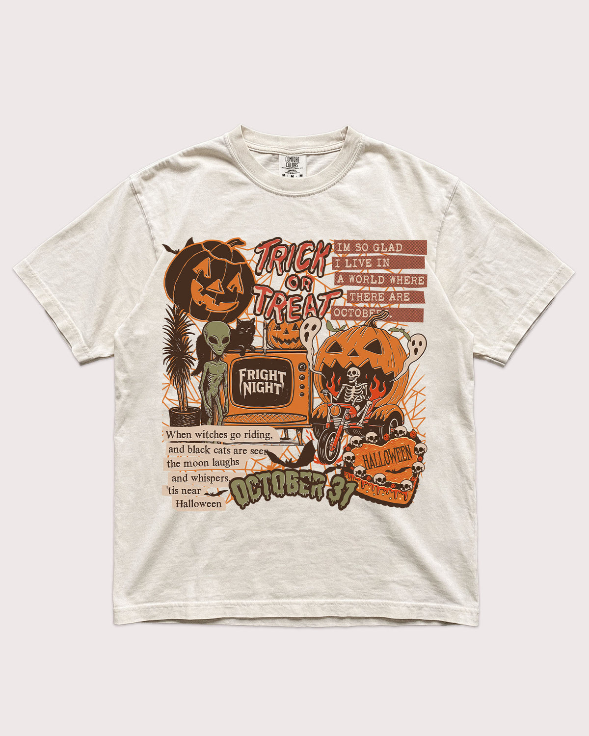 Trick Or Treat Halloween Collage Shirt