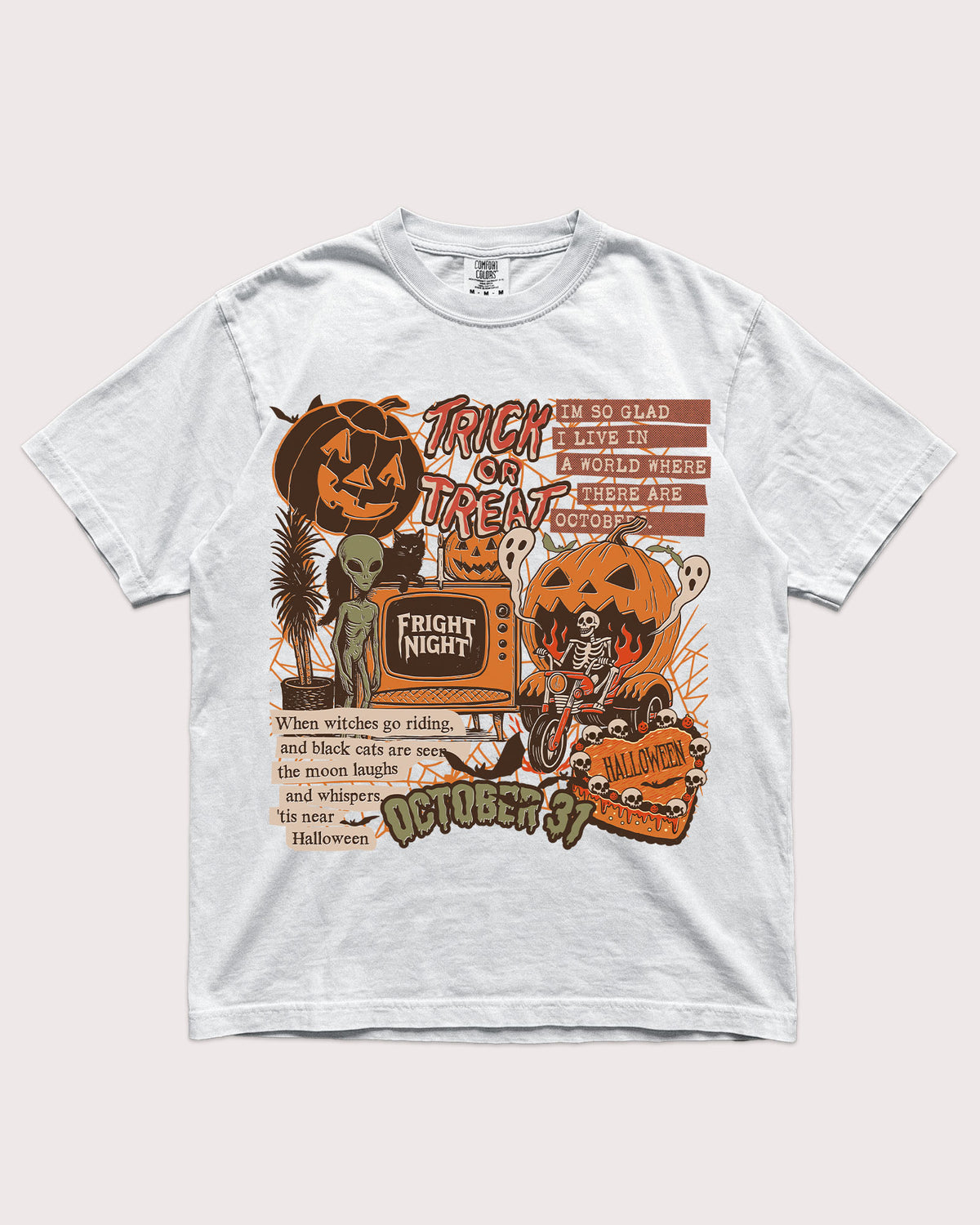 Trick Or Treat Halloween Collage Shirt